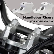For Voge 900 DSX DSX900 DS 900 X DS900X New 1 pair Motorcycle Accessories Silver Handlebar Riser Bar