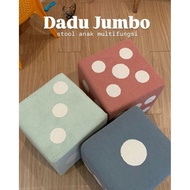 JUMBO DICE STOOL | GIANT DICE | MULTIFUNCTIONAL CHILDREN'S CHAIRS AND TABLES