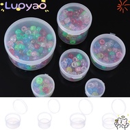 LUOYAO Beads Container  Round Plastic Jewelry Organizer