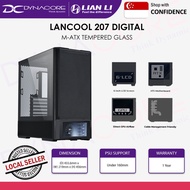 LIAN LI LANCOOL 207 DIGITAL BLACK TYPE-C TEMEPRED GLASS ATX CASING (1Y)