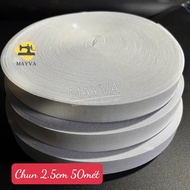 Elastic / Elastic Band for Pants 2.5cm 50m (Nice Type)