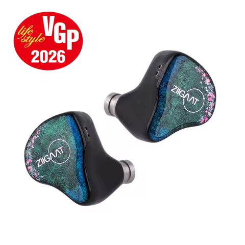 Linsoul ZiiGaat Luna 6 Balanced Armature Drivers Studio IEM Monitor Hifi Earphone with 2-pin Interch