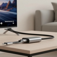 LD39 2-in-1 USB-C & Micro USB to 4K HDMI Adapter for Android Pro Video Output  Penyesuai 2-dalam-1 L
