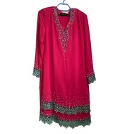 Baju kurung moden beads penuh