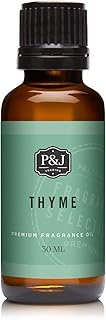 P&J Fragrance Oil - Thyme 30ml - Candle Scents, Soap Making, Diffuser Oil, Fresh Scents
