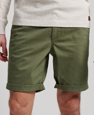 Superdry Officer Chino Shorts - Olive Khaki