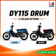 AVETA DY 115 DRUM | DY115 DRUM | OTR | READY STOCK | MOTORCYCLE | MOPED | REGISTERED | UNREGISTER