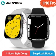 ZZOOI H10 Pro Smart watch Men Women IP68 Waterproof NFC Smartwatch Series 8 Bluetooth Call Sport Watch for Android IOS with Strap Lock
