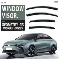 Suitable for Geely Geometry G6 Window Rainproof Rainproof Sun visor Rain Eyebrow Geometry G6 Window 
