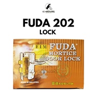 [100% AUTHENTIC] FUDA 202 Door Lock Body – Reliable Mortise Lock with Keys [Easy Install]
