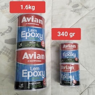 Avian epoxy glue 1.6 kg (2 components), Avian epoxy glue, economical 1.6 kg set (2 components)