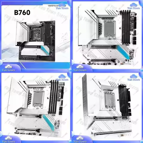 for B760 Motherboard for Intel 12th 13th 14th Gen Core i3 i5 i7 LGA 1700 DDR4 DDR5 Desktop PC Gaming