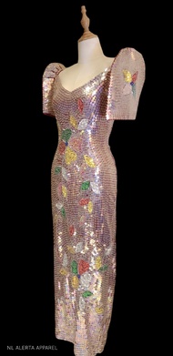 MODERN FILIPINIANA GOWN FOR WOMEN