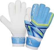 Kalci Soccer Goalie Gloves with Latex Foam Padding for Kids/Adult Finger Protection Breathable Goalk