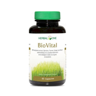 Herbal One BioVital สารสกัดจากต้นข้าวสาลีอ่อน 60 Capsules
