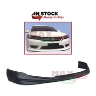 Honda Accord 9th Gen (2014) MDL Front Skirt Skirting Bumper Lower Polyurethane PU Bodykit - Raw Material Rubber State