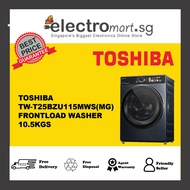 TOSHIBA TW-T25BZU115MWS(MG)  10.5 KG Front Load Washing Machine - Dark Grey