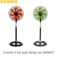 Combo 2 bộ quạt đứng cao Senko DTS1607