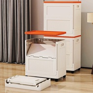 Multipurpose Stackable Storage Box 50CM Storage Box with wheels & lid