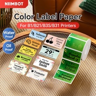 NIIMBOT B21/B1/B3S Label Sticker Color Series Ramadan Gift Sticker Food Label Price Tag Labels Froze