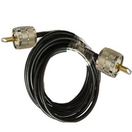 1pc UHF PL259 Male to UHF Male connector 5D-FB 50-5 Coaxial RF Adapter Coax Cable 50ohm 50cm 1m 2m 3
