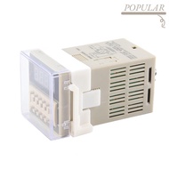 POPULAR Time Relay, DH48S-2Z 24VAC/DC Digital Time Relay, Precision Timing 0.01S-9999H LCD Display D