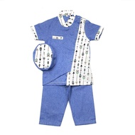 Maxkenzo Boys' Suit Madinahkoko 1-5 Years Old Quality Muslim Clothes P8O9 elegant Multipurpose Durab