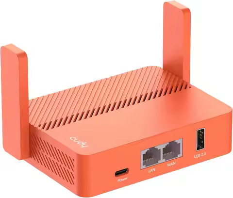 AC1200 Portable Wi-Fi Travel Router with VPN, Extender for Hotel Networks, USB Port