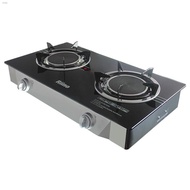✇✻Riino Infrared Tempered Glass Top Gas Stove with Burner Rings 702i