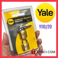 YALE Y110/20 LUGGAGE BAG LOCK 20MMX2PCS