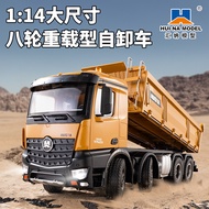 Huina 1536 Semi-Alloy Heavy-Duty Transport Dump Truck Sound Light Remote Control Engineering Veh