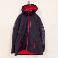 二手TOMMY HILFIGER Hilfiger 羽絨服，海軍藍，M 碼