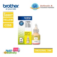 Brother Ink (Original) (Yellow) BT5000Y for DCP-T300, T310, T500W, T700W, T710W, MFC-T800W Printer,   (Not Compatible on DCP-T710W)