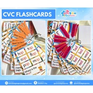 CVC word Family Vocabulary Cards Short vowels and long vowels FLASHCARDS