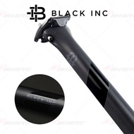 Black Inc New 0mm Full Carbon Fiber Seat Post 27.2 30.8 31.6*350mm 400mm for Mountain Bike Road MTB