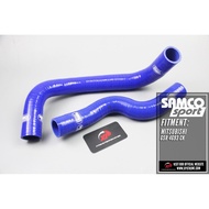 ORIGINAL READY STOCK SAMCO SPORT SILICONE RADIATOR HOSE PROTON MITSUBISHI RADIATOR GSR 4G93 CK ALL BLUE 2 PCS