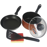 Maxim Venice 5pcs Set Frypan Wajan Panci Set Maxim - VENICE5SET / VENICESET / VENICE-5SET / VENICE 5