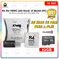R4 R4ISDHC for Nintendo DS DSI DSL 2DS 3DS [All Kinds of Model DS] Plug & Play New Version[200+ DS G