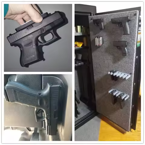 &2025 Gun Mount Magnetic Pistol Holder Handgun Car Bedside For Glock G17 19 22 34 43X Taurus G2C 191