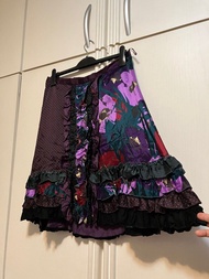 🈹👗MOSCHINO women’s flare printed skirt 👗全新Moschino女士半腰傘裙(Size UK12 US10 IT44)