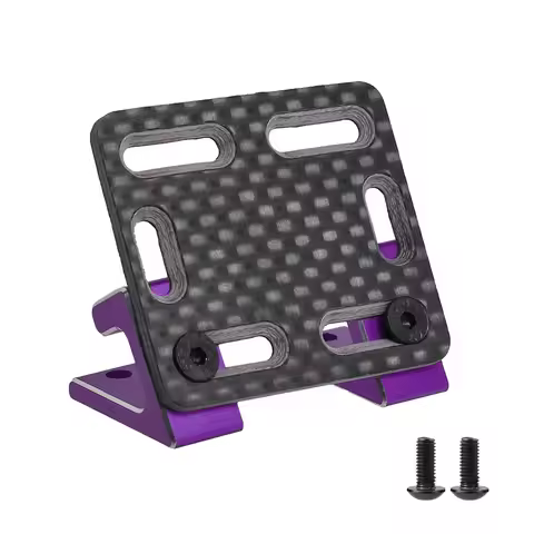Carbon Fiber ESC V2 Inclined Mount Plate for YOKOMO YD2 RC Drift Car - Lightweight High Strength Upg