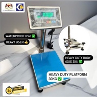 PROACE Waterproof IP65 30kg/ 60kg fully STAINLESS STEELBODY digital platform scale