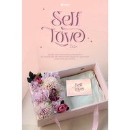 SELF LOVE BOX flower gift BOX with Self love card