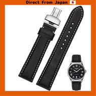 [Direct from Japan] Watch strap with D-buckle, 18mm, 19mm, 20mm, 21mm, 22mm, smart watch band, genui