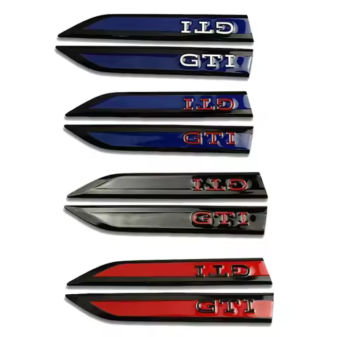 VW 2026 Hot 2Pcs Car Side Fender Knife Sticker Bumper Strips for Volkswagen VW GTI Golf 3 4 5 6 7 MK