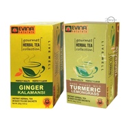 EVINA NATURALS Turmeric Lemongrass & Ginger Kalamansi Herbal Tea (20 Sachets) [SG]