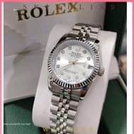 Stock baru【Datejust】 Rolex Jam tangan perempuan original 100% Automatik /Automatic women's Watch 32m