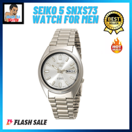 Seiko 5 Automatic Silver Dial Stainless Steel Watch SNXS73