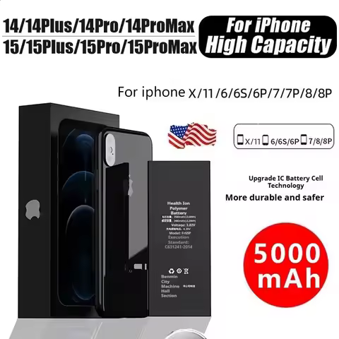 Real High Capacity Battery For iPhone 14 15 Pro 14 Pro Max 15 Pro Max 14 Plus 15 Plus Replacement Ba