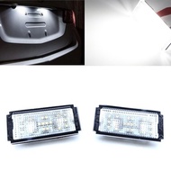 A Pair LED License Plate Light Tail 6500K White Suitable For 06-08 E66 750i B7